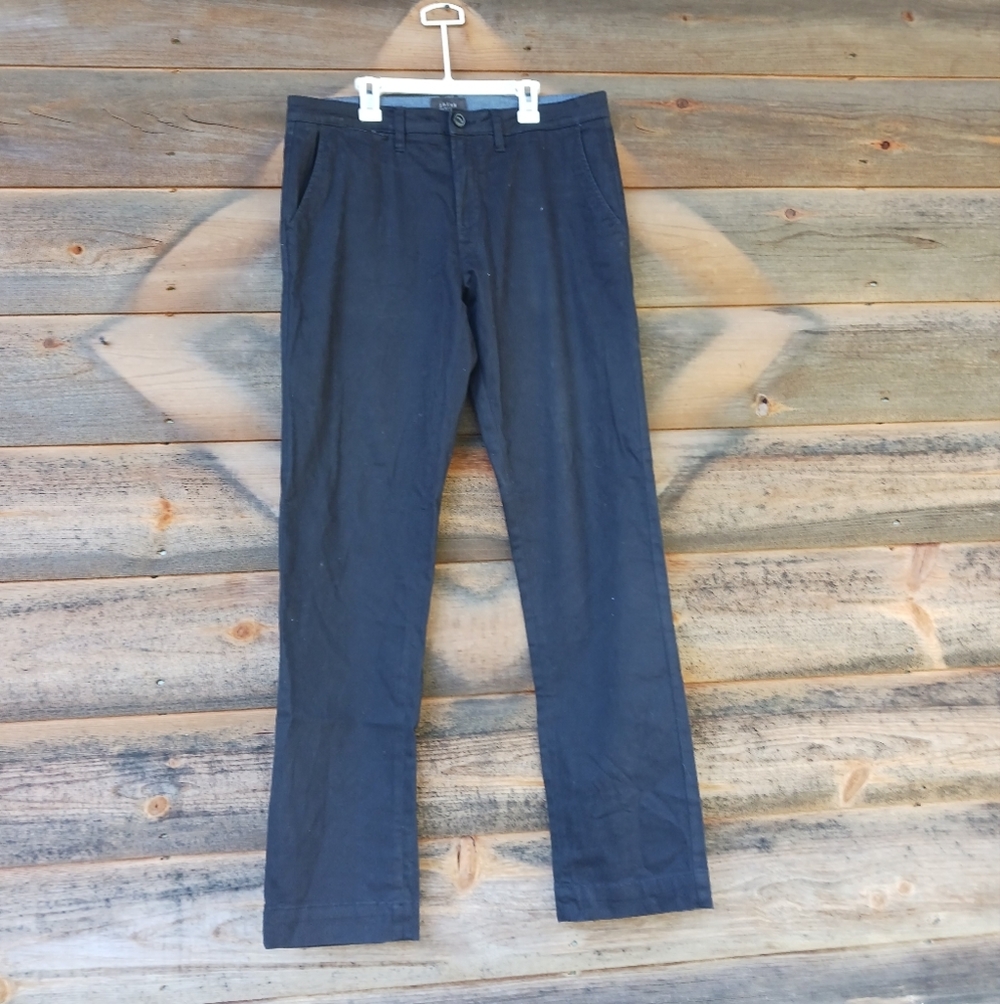 JACHS New York Men's Black Bowie Fit Straight Leg Pants Size 32x32 5 Pocket